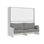 Kando Sofà double horizontal disappearing bed with mattresses