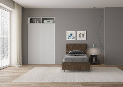 Letto Singolo 80x190 Demas con Rete Contenitore e Stile Minimalista