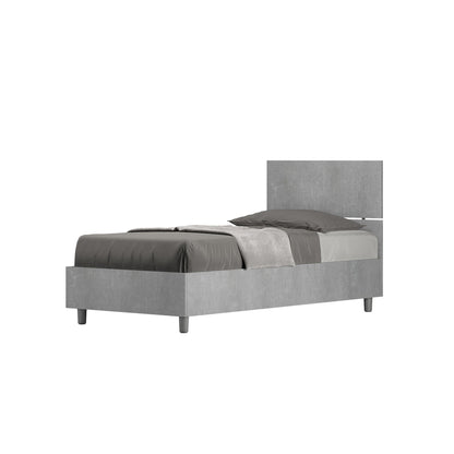 Letto Singolo 80x190 Demas con Rete Contenitore e Stile Minimalista