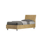 Single bed 80x190 sloping headboard Demas without slatted base, with slatted base, storage