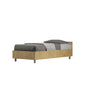 Single bed without slatted base, with slatted base and storage 80x200 Nuamo