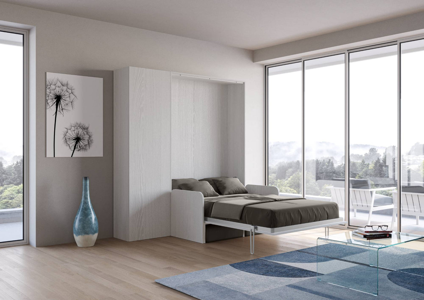 Klappbett 120 x 200 vertikal Kentaro Sofa