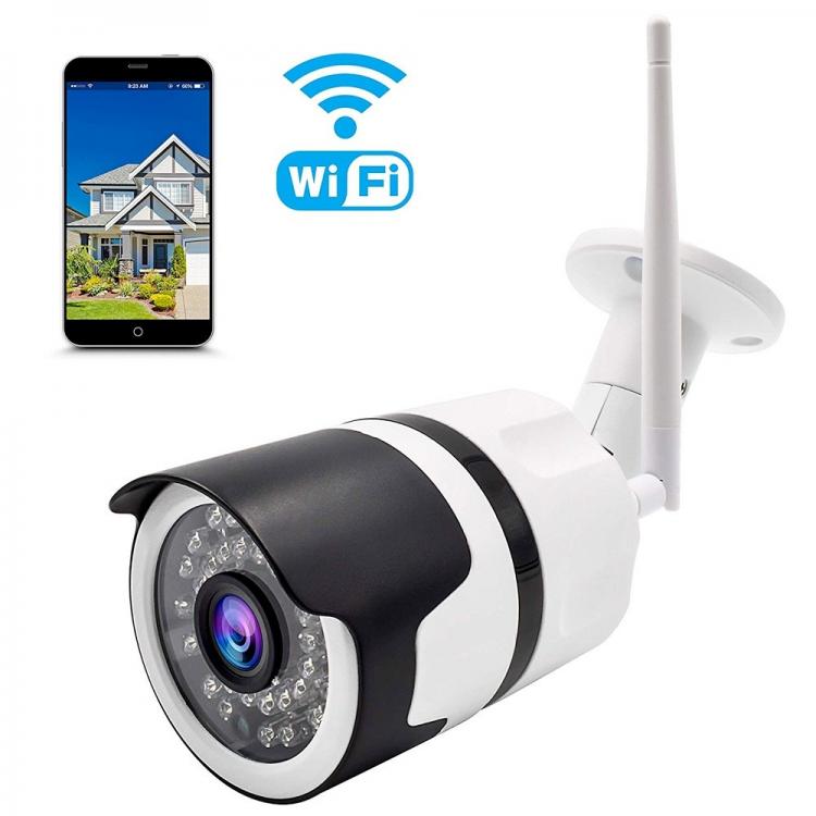 IP-Kamera HD Wireless IR-LED Infrarot IP-Cam TF 36 LEDs Außen WLAN