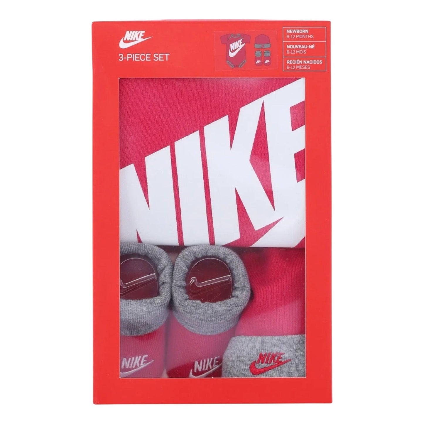 Nike tuta sportiva infant Futura logo MN0073-A4Y rosa