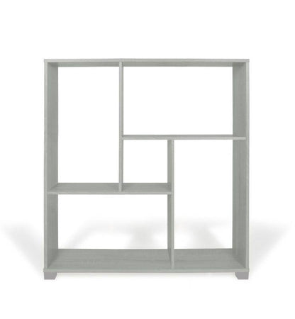 Libreria giorno 5 ripiani 80x24x83.5 legno sbiancato