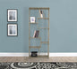 8-shelf day bookcase 70x24x h 178cm OAK color