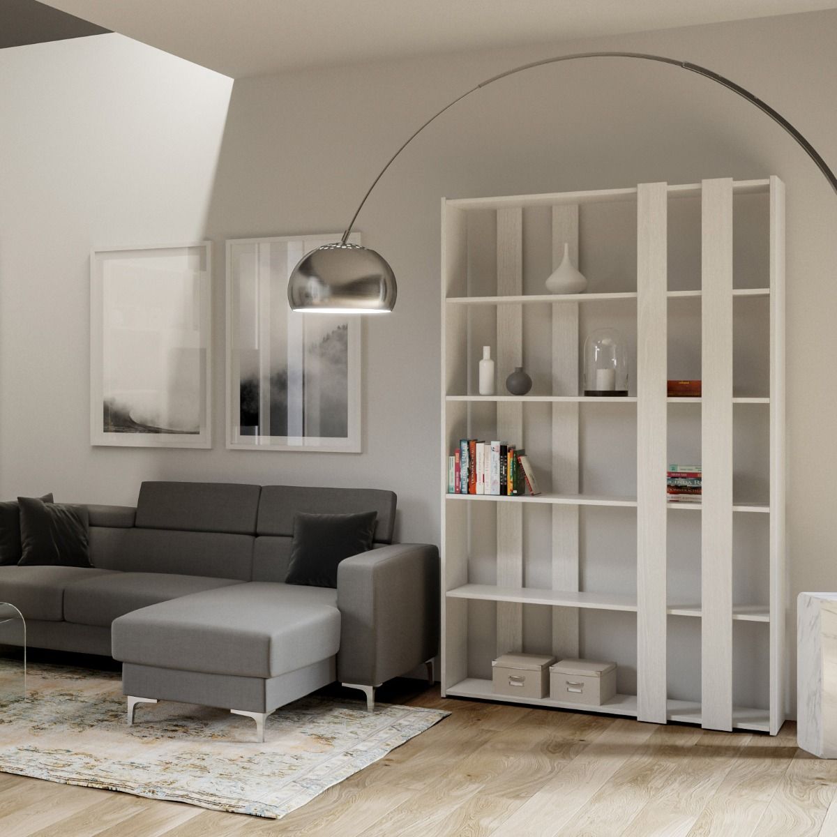 Bücherregal Kato Small: Vielseitige Eleganz für kompakte Räume