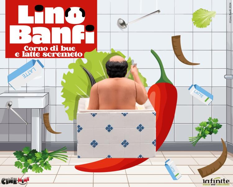 Infinite - Lino Banfi Corno Di Bue E Latte Scremeto Cine-Mini Statue Figure Pvc - Figurine