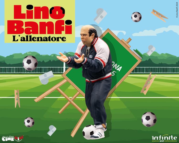 Infinite - Lino Banfi "L’Allenatore Nel Pallone" Oronzo Cana Figure Statua 10Cm