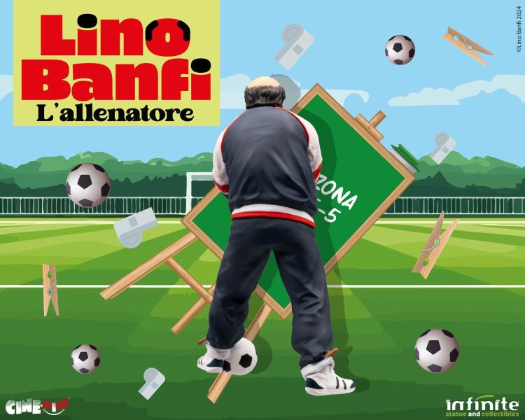 Infinite - Lino Banfi "L’Allenatore Nel Pallone" Oronzo Cana Figure Statua 10Cm