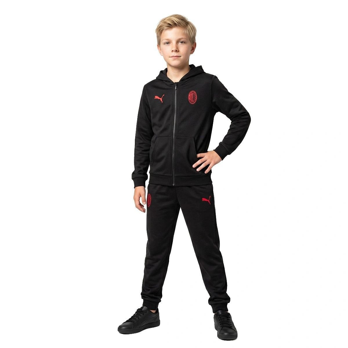 Puma Tuta sportiva junior AC Milan Fanswear 2026/2027 786717-01 nera