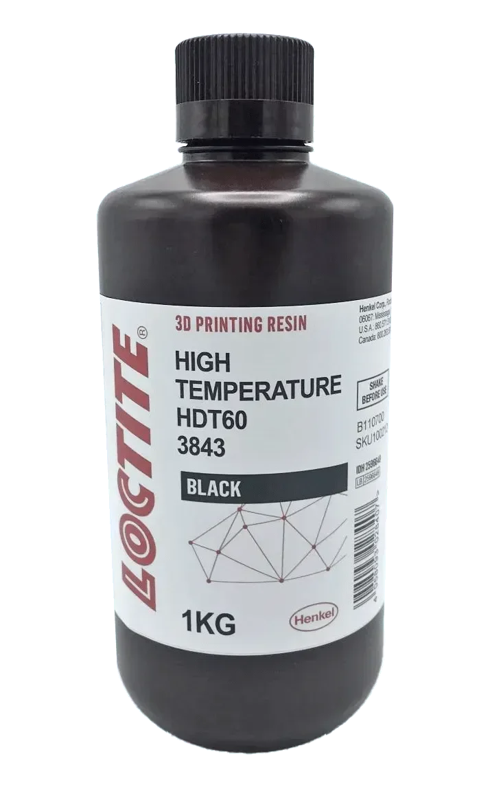 LOCTITE 3D 3843 HDT60 MATTE BLACK RESIN - 1 KG