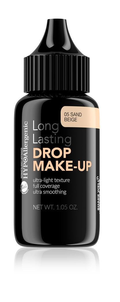 Hypoallergenic Long-Lasting Drop Make-Up High Coverage Foundation 30g