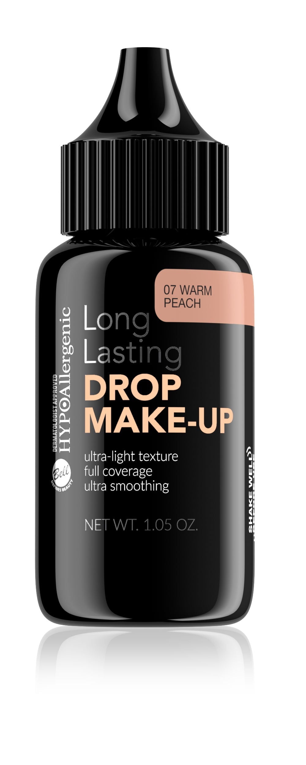 Hypoallergenic Long-Lasting Drop Make-Up High Coverage Foundation 30g