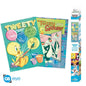 ABYSTYLE (LOONEY TUNES) SET OF 2 CHIBI POSTERS: "TWEETY & SYLVESTER" (52X38) GB EYE