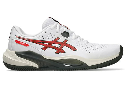 Asics GEL-CHALLENGER 15 CLAY 1041A508-104 – Scarpa Tennis Uomo Bianco-Rosso