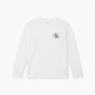Calvin Klein junior jersey long sleeve t-shirt Small Chest LV1CKTJA17 YAF white