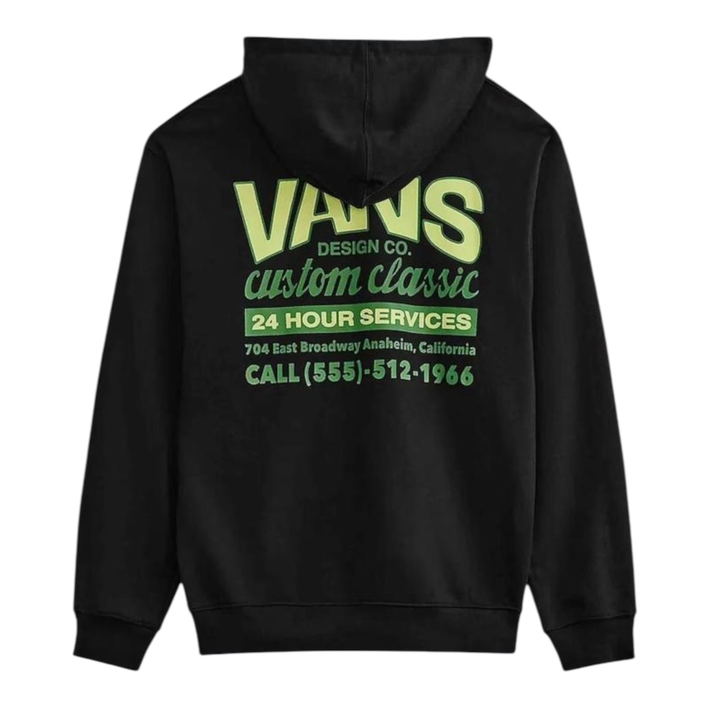 Vans Felpa Cappuccio Shop Front VN000NHRBLK1 Nero Uomo