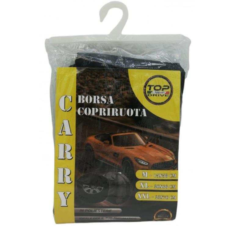 Borsa Copriruota Porta Ruota di Scorta Auto Custodia Bagagliaio 20x66cm Tg. XL