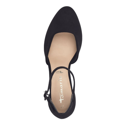 SCARPA ELEGANTE SEMI APERTA NERA