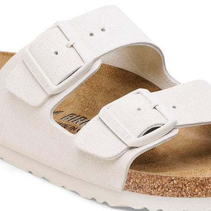 Birkenstock Arizona Leder Weiß Schmal