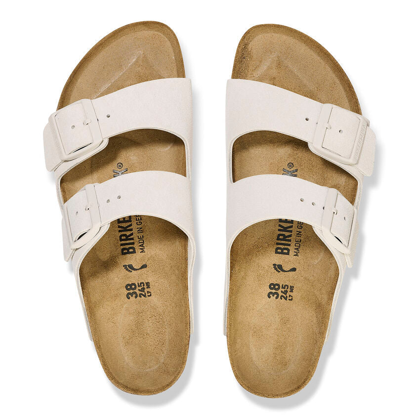Birkenstock Arizona Leder Weiß Schmal