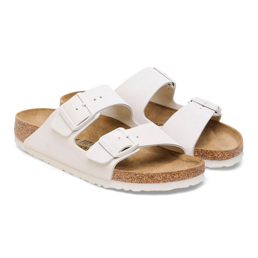 Birkenstock Arizona Leder Weiß Schmal