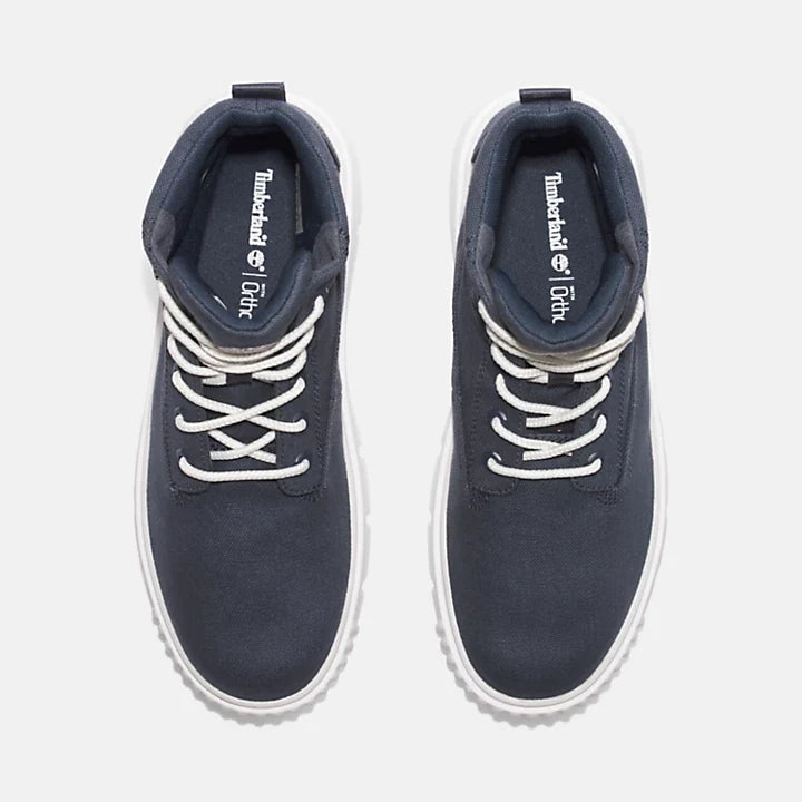 DAMEN-SCHNÜRSTIEFEL GREYFIELD MID IN DUNKELBLAU