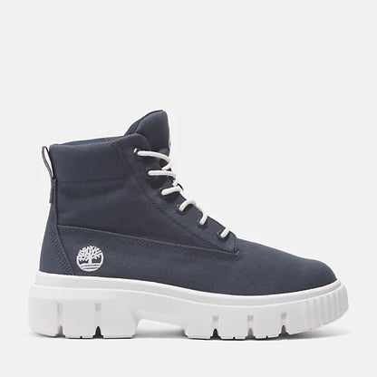 DAMEN-SCHNÜRSTIEFEL GREYFIELD MID IN DUNKELBLAU