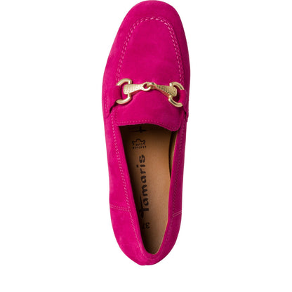 Tamaris Mocassino Camoscio Fuxia