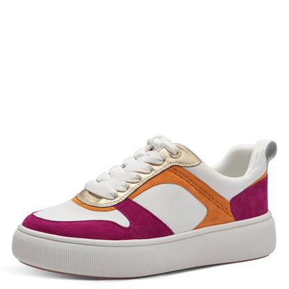Tamaris Sneaker Weiß Fuchsie