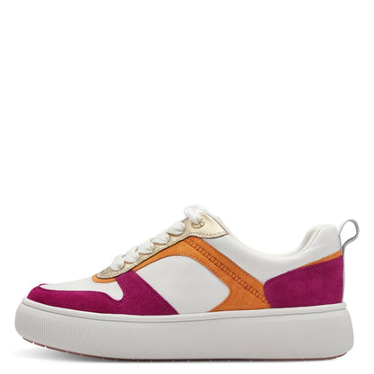 Tamaris Sneaker Weiß Fuchsie