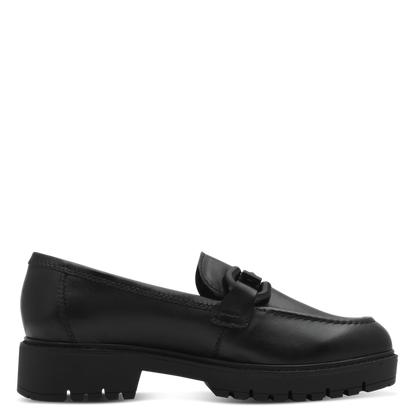 Mocassino pelle nera