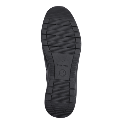 Schwarzer Sneaker mit Reißverschluss