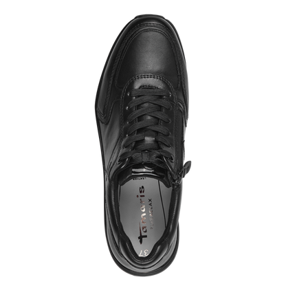 Schwarzer Sneaker mit Reißverschluss