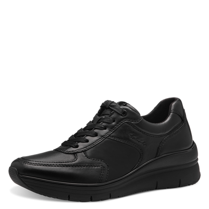 Schwarzer Sneaker mit Reißverschluss