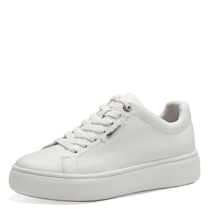Tamaris Sneaker aus weißem Leder