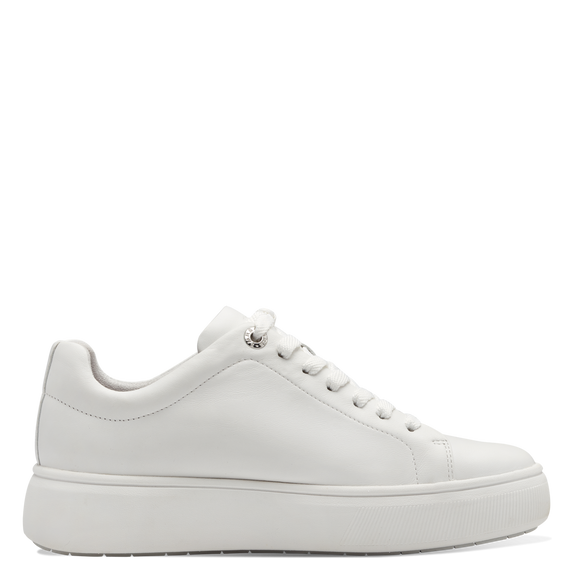 Tamaris Sneaker aus weißem Leder