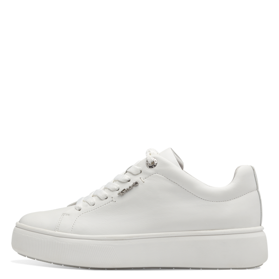 Tamaris Sneaker aus weißem Leder