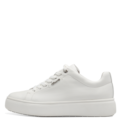 Tamaris Sneaker aus weißem Leder