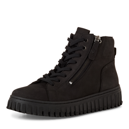 Scarponcino nubuck nero