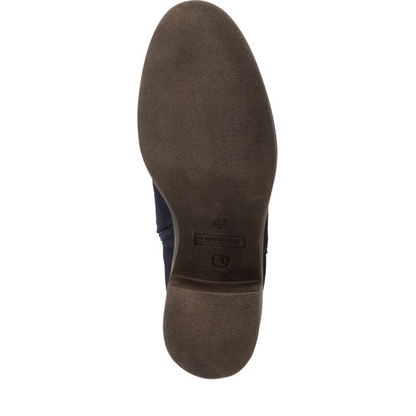 Stivaletto nubuck blu