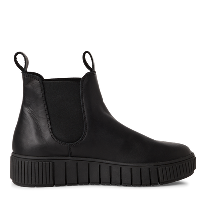 Stivaletto pelle nera
