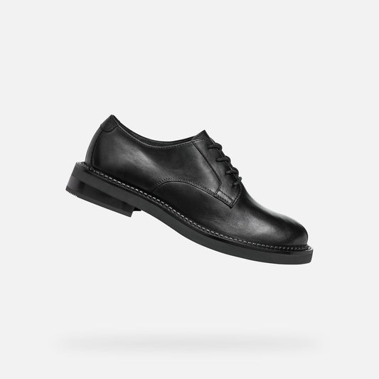 Geox Damen-Derby Serilda schwarz