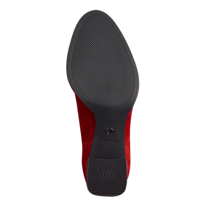 Stivale Raso Rosso