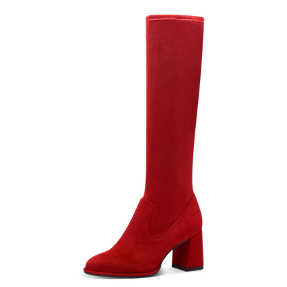 Stivale Raso Rosso