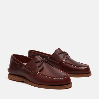 Timberland Scarpa da Barca Classic da Donna in bordeaux