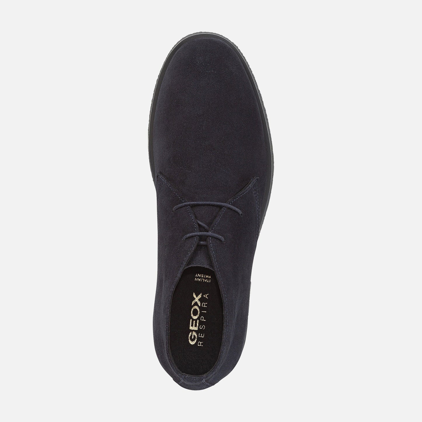 Geox Claudio Wildleder-Schnürschuh Blau