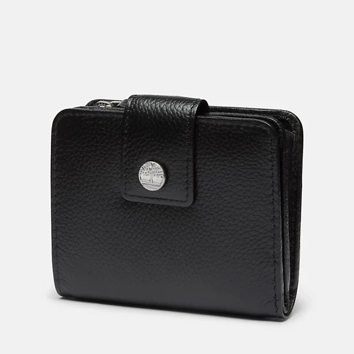 DAMEN-GELDBÖRSE BIFOLD MIT LASCHE, AUS LEDER, UND MÜNZETUI SHEAFE IN FARBE
