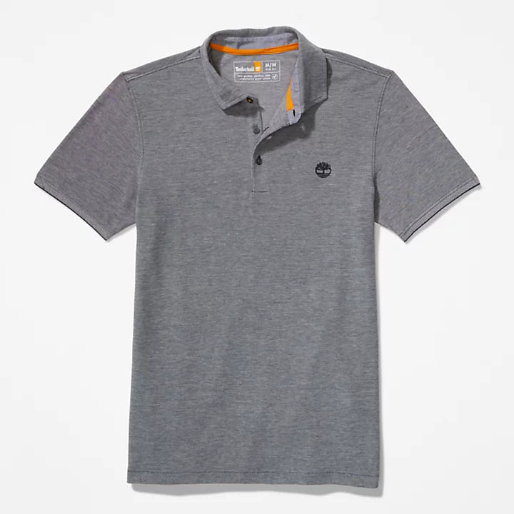 HERREN-POLOSHIRT OXFORD SLIM-FIT BABOOSIC BROOK IN NAVY